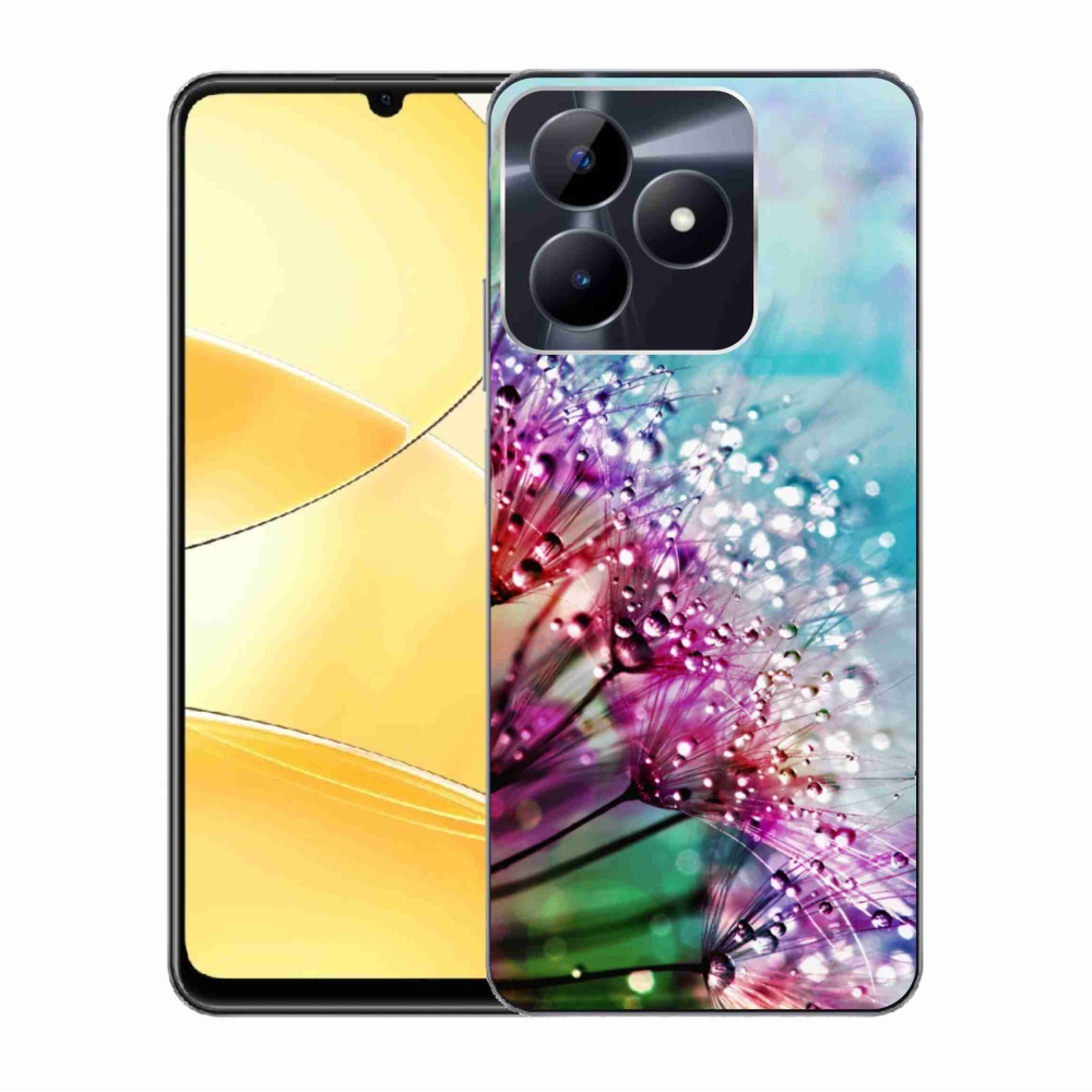 Gelový kryt mmCase na Realme C51/C53 - barevné květy