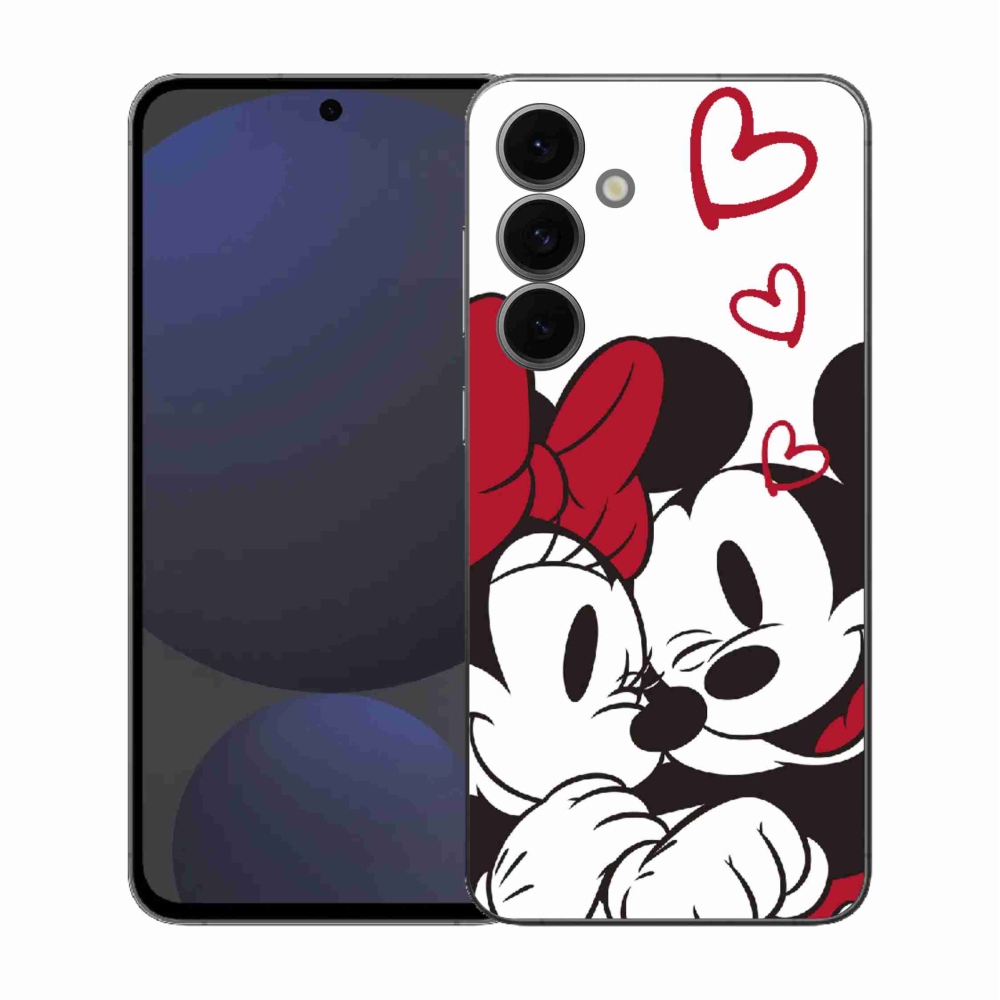 Gelový kryt mmCase na Samsung Galaxy S25 FE - minnie a mickey