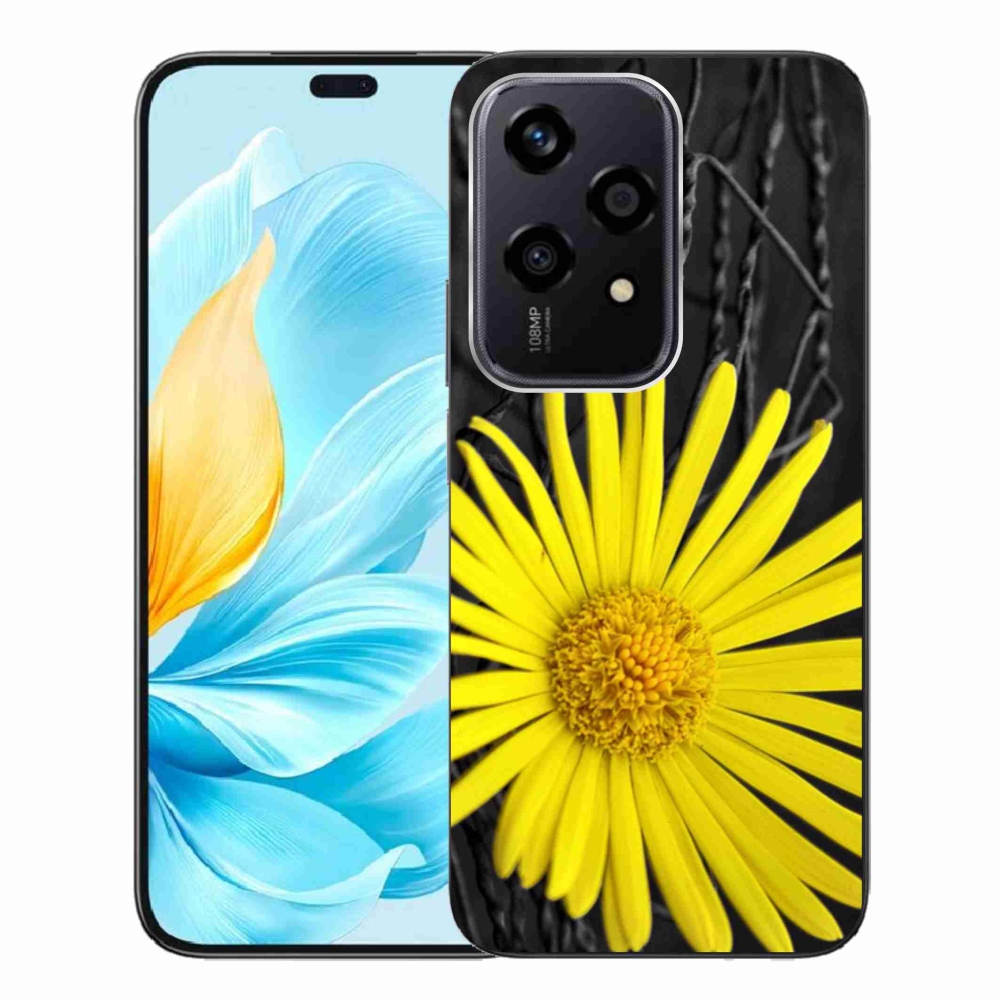 Gelový kryt mmCase na Honor 200 Lite 5G - žlutá květina