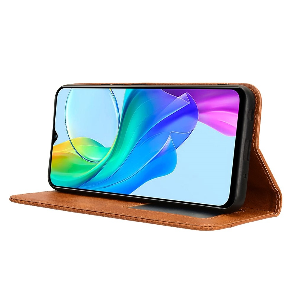 Case knížkové pouzdro na Vivo Y28s 5G - hnědé