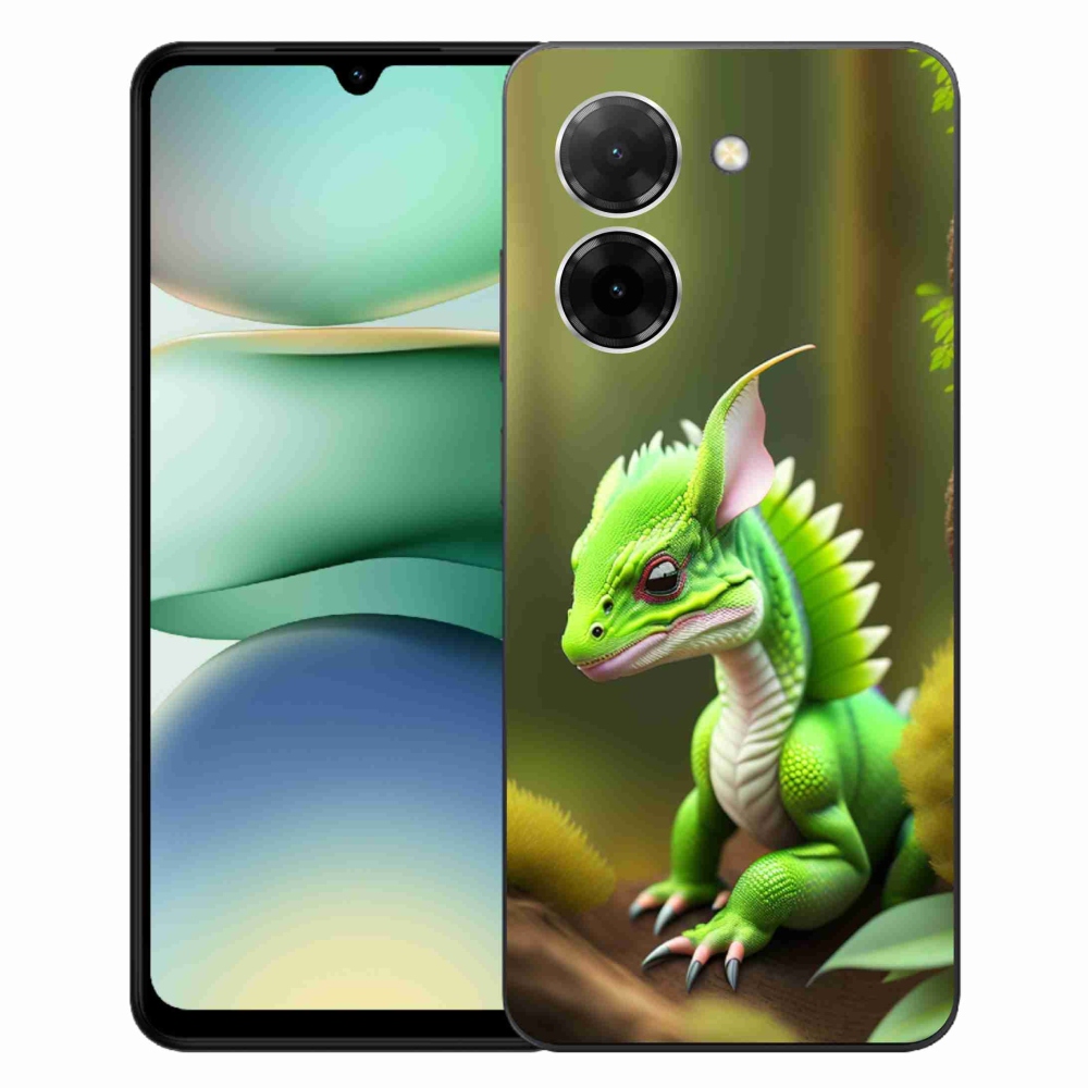 Gelový kryt mmCase na Xiaomi Redmi A5 (171.7x77.8x8.3mm) - zelený dráček