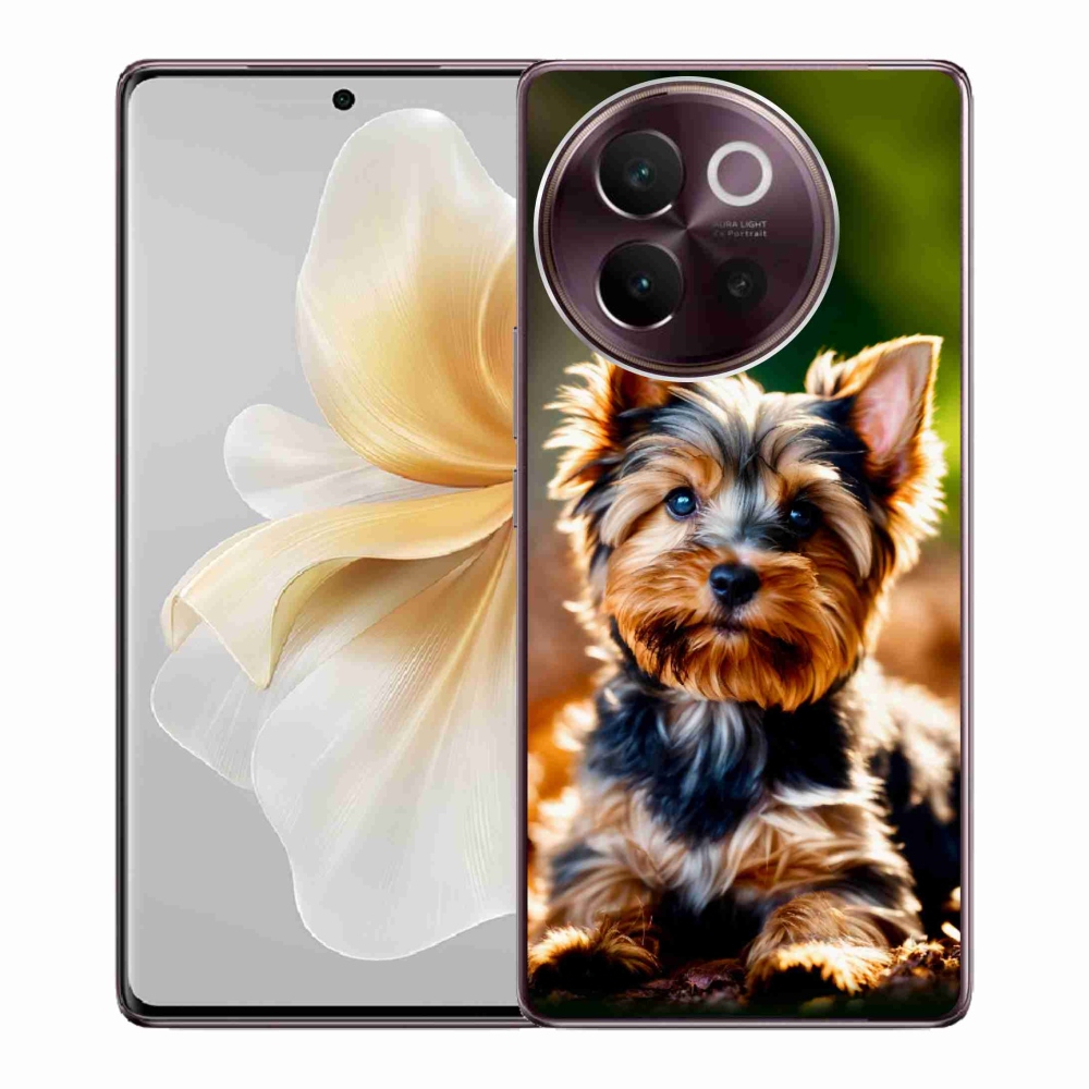 Gelový kryt mmCase na Vivo V40 Lite 5G - jorkšír 10