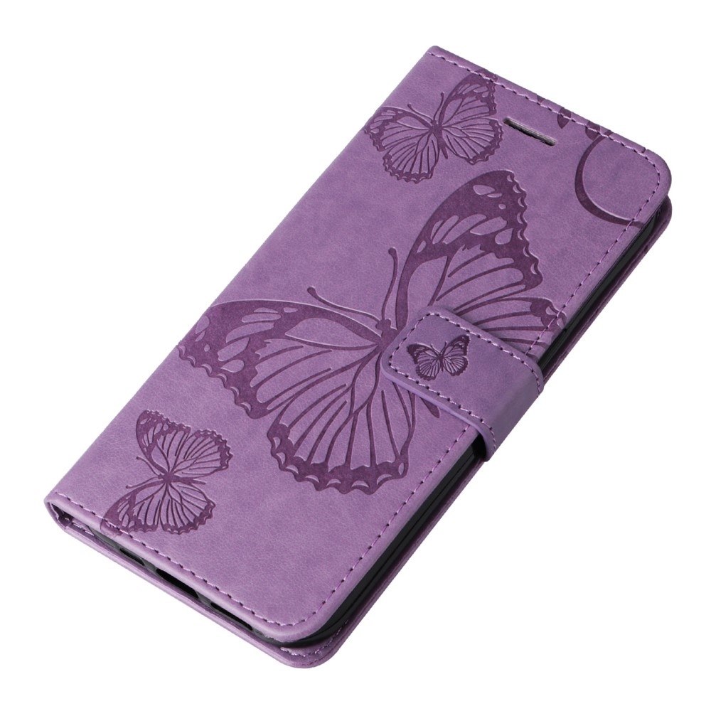 Big butterfly knížkové pouzdro na Xiaomi 13T/13T Pro - fialové