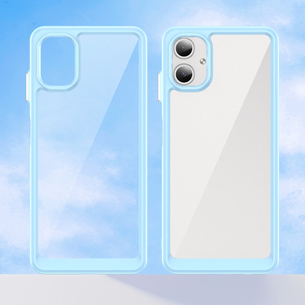 Gelový obal s pevnými zády na Samsung Galaxy A06 4G - modrý