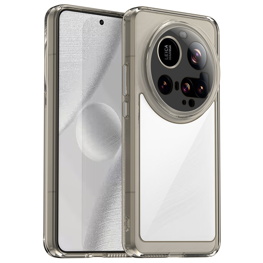 Gelový obal s pevnými zády na Xiaomi 15 Ultra - šedý