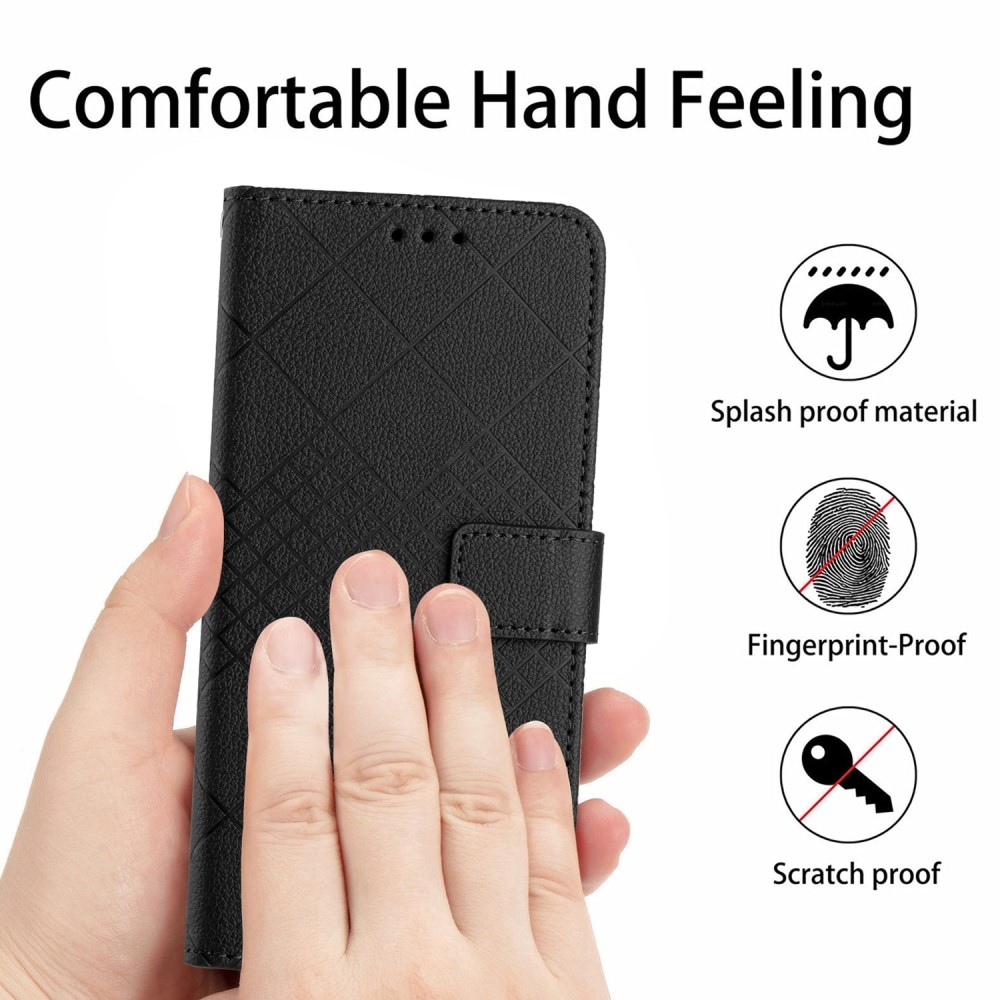Folio knížkové pouzdro na Xiaomi Redmi A5 (173.45x79.35x8.45mm) - černé