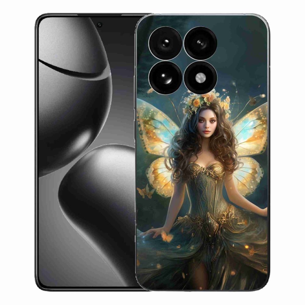 Gelový kryt mmCase na Xiaomi 15T - motýlí žena