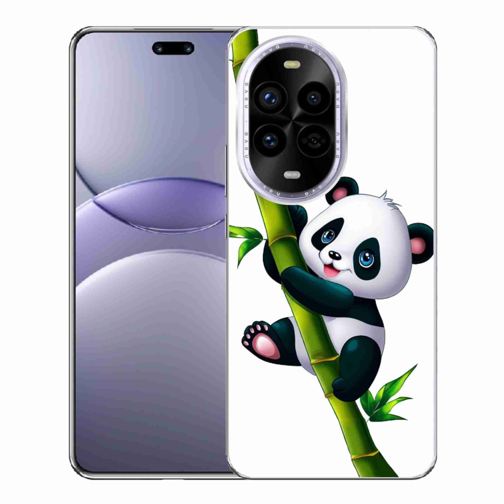 Gelový kryt mmCase na Huawei Nova 13 Pro 5G - panda na bambusu
