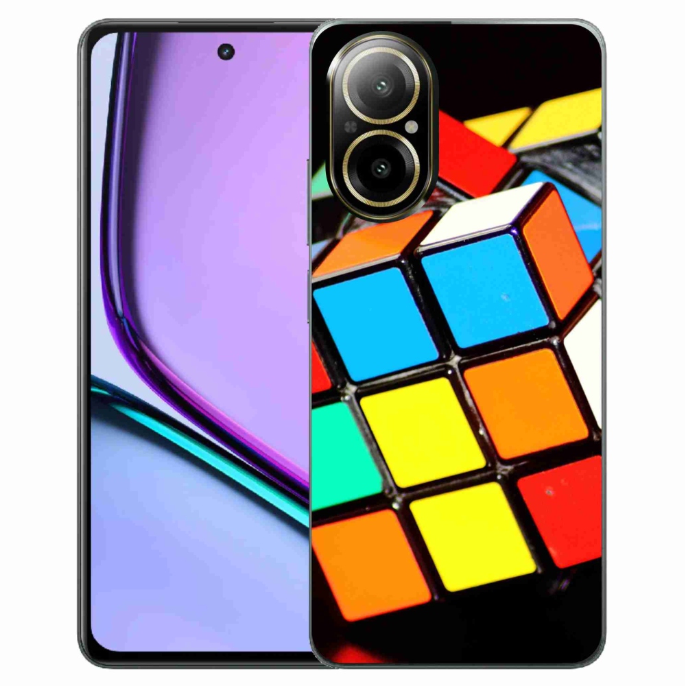 Gelový obal mmCase na Realme C67 - rubikova kostka