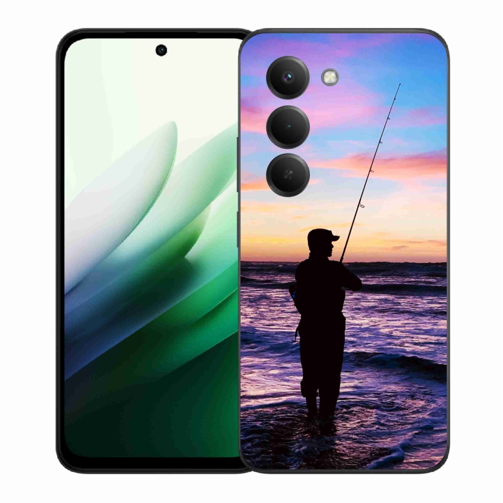 Gelový kryt mmCase na Xiaomi Redmi 15 5G (169mm) - rybaření 1
