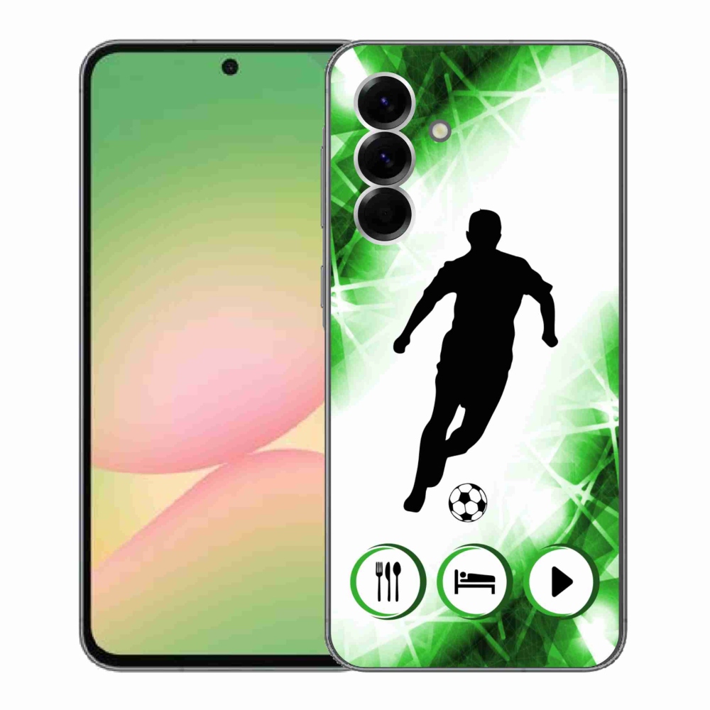 Gelový kryt mmCase na Samsung Galaxy A56 5G - fotbalista