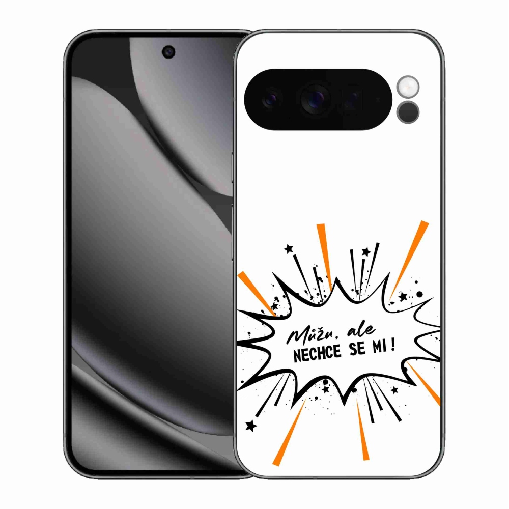 Gelový kryt mmCase na Google Pixel 10 Pro XL - vtipný text 11 bílé pozadí