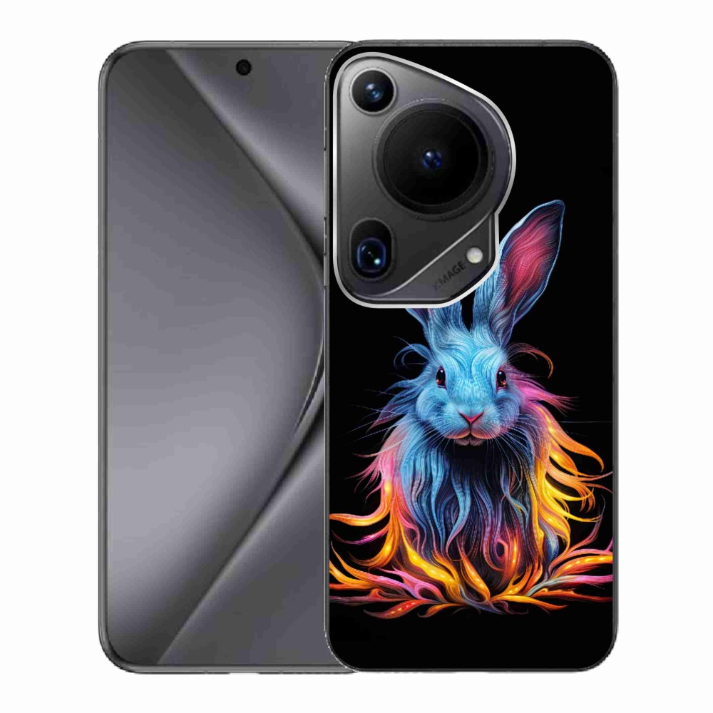 Gelový kryt mmCase na Huawei Pura 70 Ultra - abstraktní zajíc