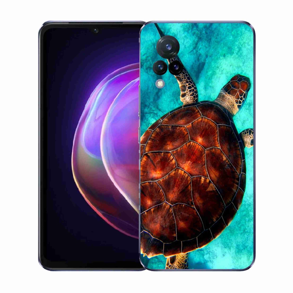 Gelový kryt mmCase na Vivo V21 4G/5G - želva