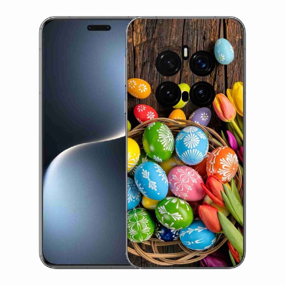 Gelový kryt mmCase na Honor Magic 7 Pro 5G - velikonoční vajíčka