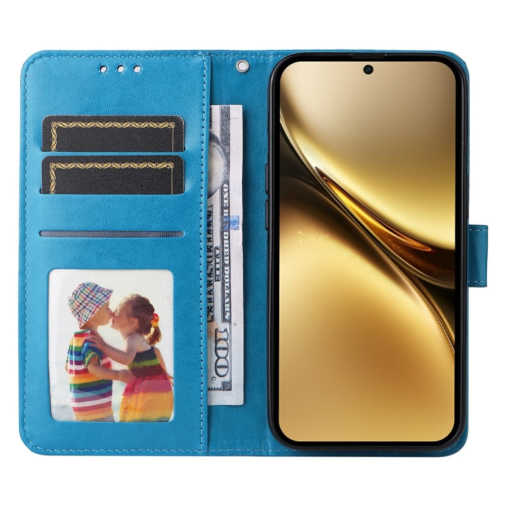 Sunflower knížkové pouzdro na Vivo X200 Pro 5G - modré
