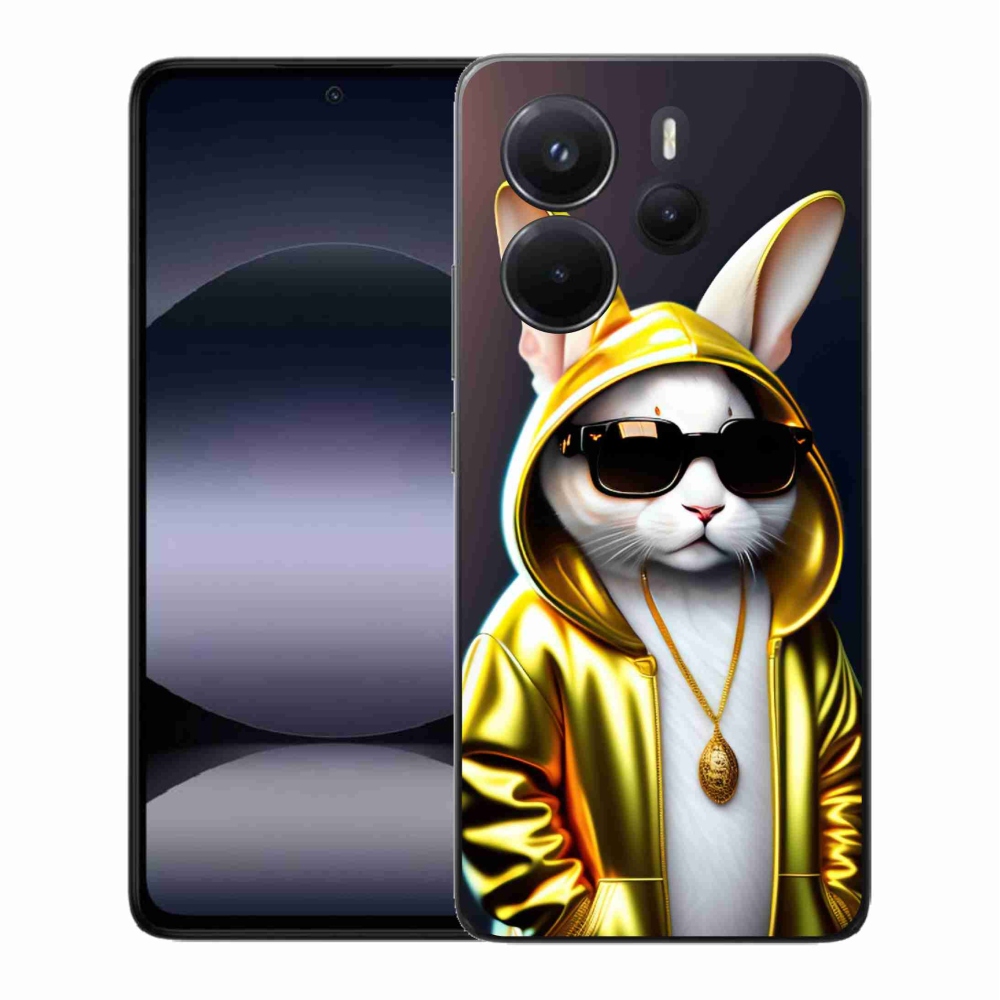 Gelový kryt mmCase na Xiaomi Redmi Note 14 - kočka boss