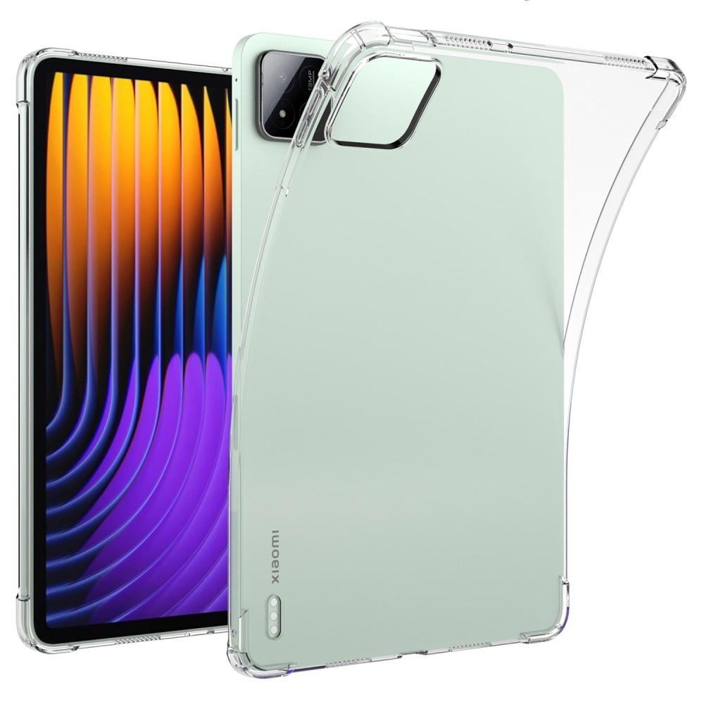 Průhledný gelový obal s vyztuženými rohy na Xiaomi Pad 7/7 Pro - průhledný