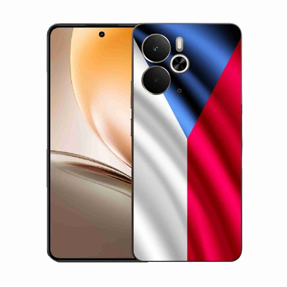 Gelový kryt mmCase na Realme 14 5G - česká vlajka