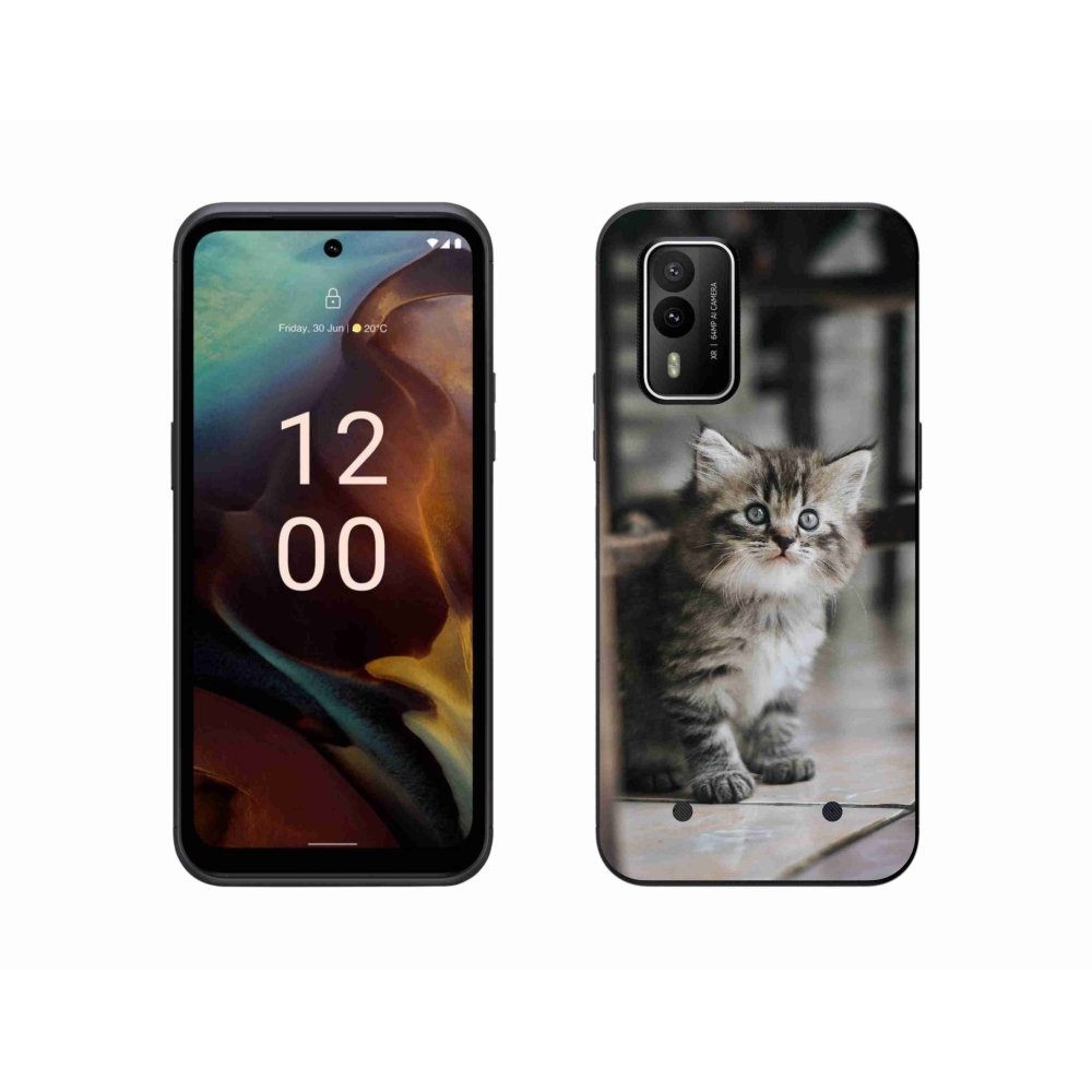 Gelový kryt mmCase na Nokia XR21 - koťátko