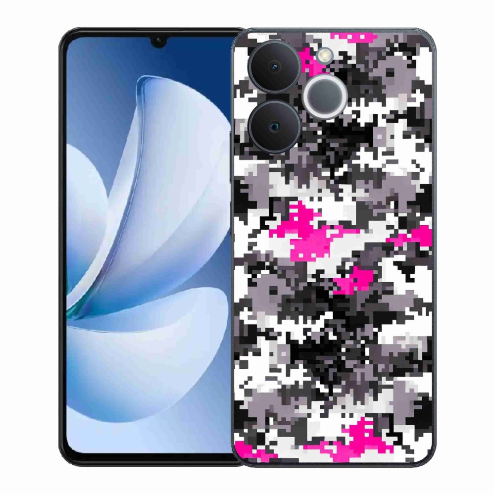 Gelový kryt mmCase na Realme Note 70T - maskáčový vzor 4