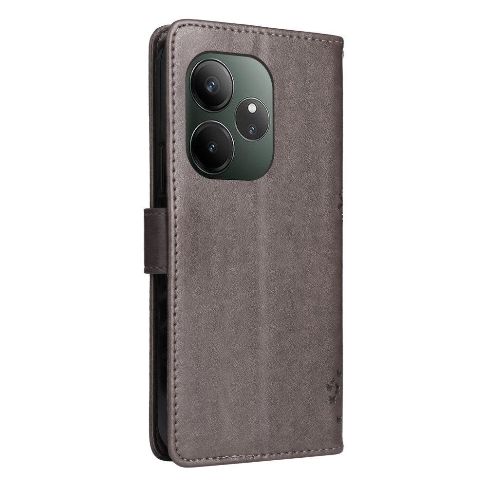 Tree knížkové pouzdro na Realme GT 6 5G/GT 6T 5G - šedé