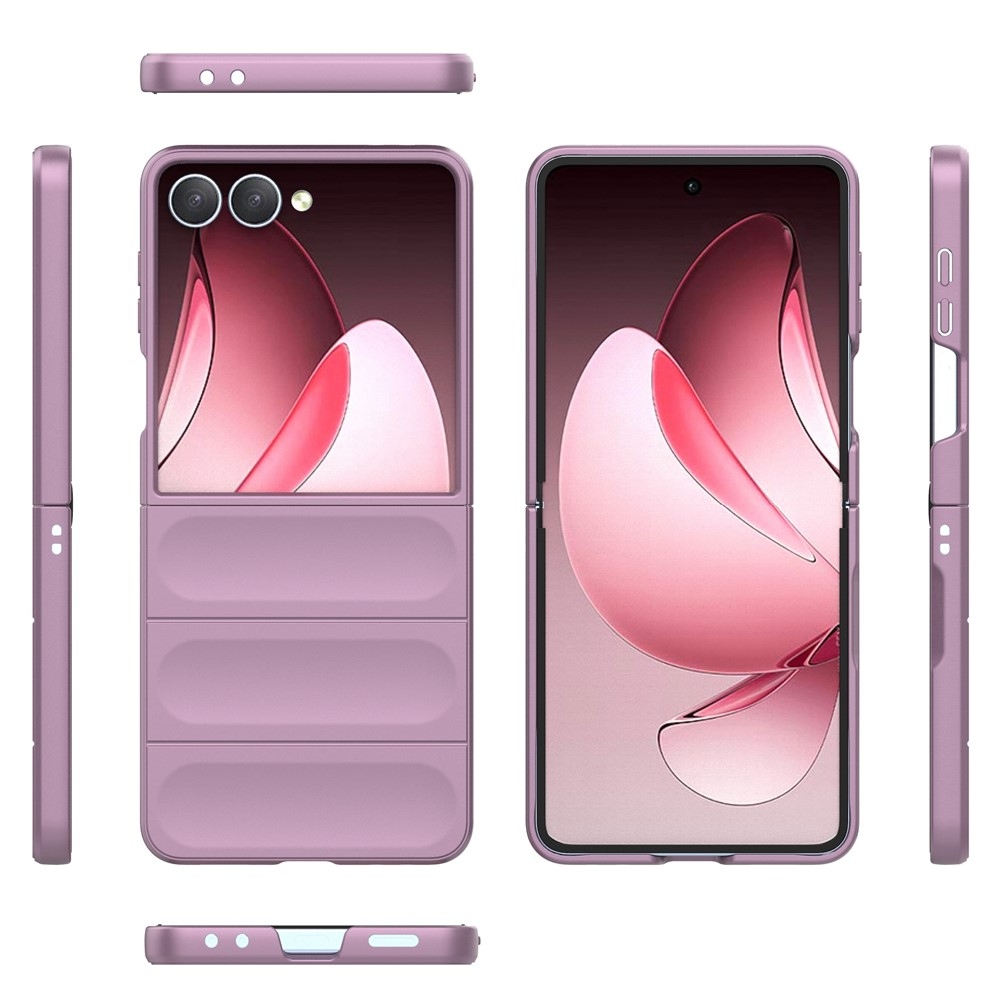 Rugg odolný gelový obal na Samsung Galaxy Z Flip7 5G - světlefialový