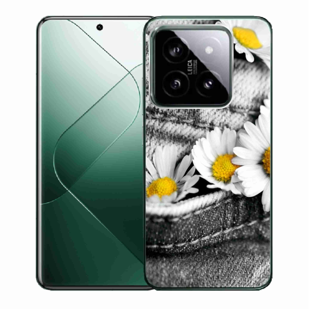 Gelový obal mmCase na Xiaomi 14 - kopretiny