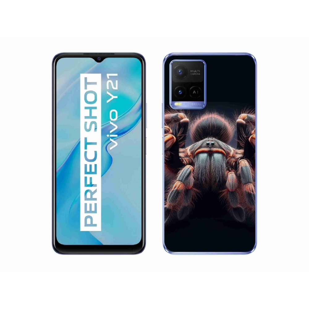Gelový kryt mmCase na Vivo Y21/Y21s/Y33s - tarantule
