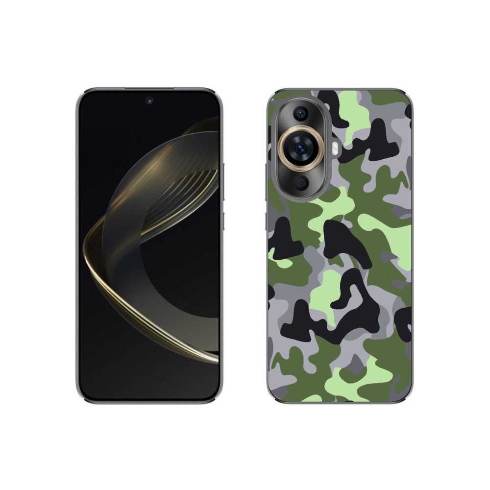 Gelový kryt mmCase na Huawei Nova 11 - maskáčový vzor 7