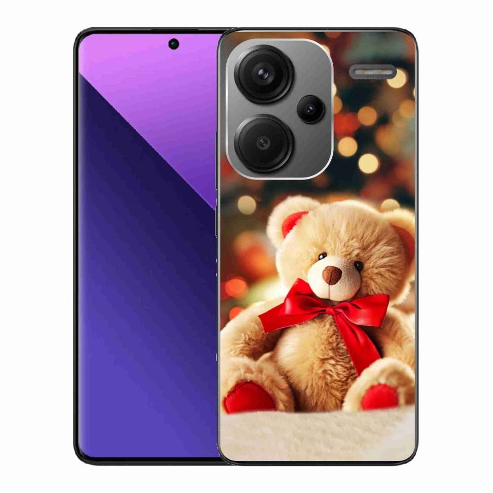 Gelový kryt mmCase na Xiaomi Redmi Note 13 Pro+ 5G - plyšový medvídek