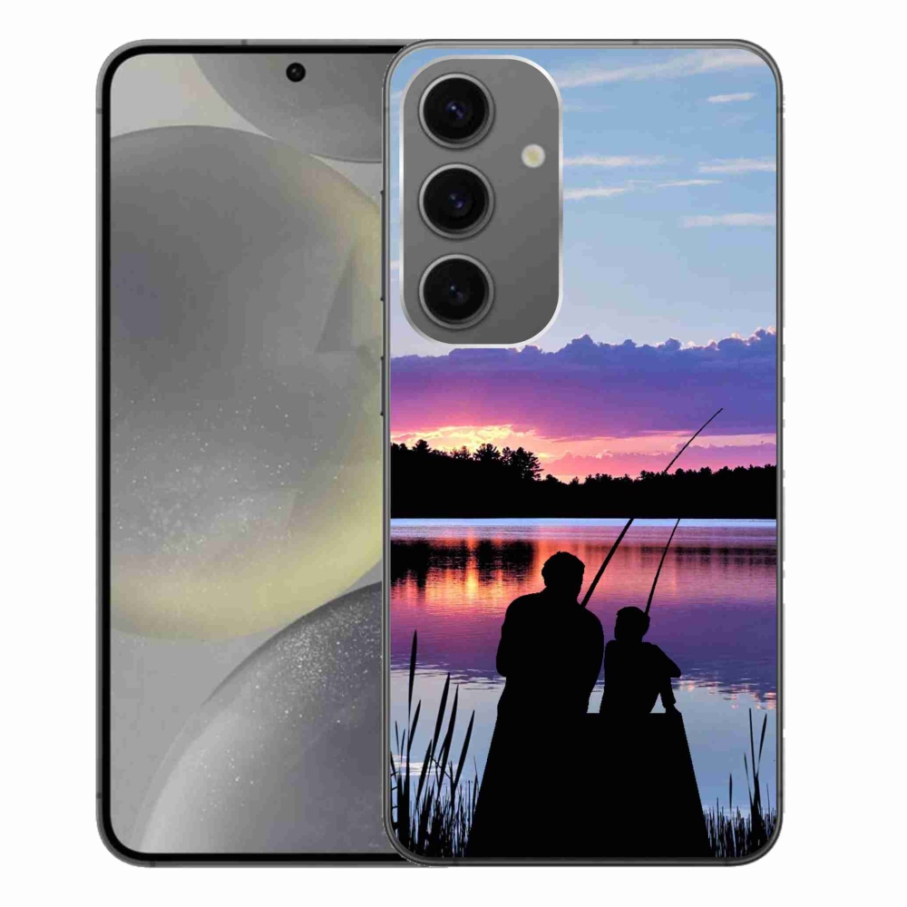 Gelový kryt mmCase na Samsung Galaxy S24+ - rybaření 2