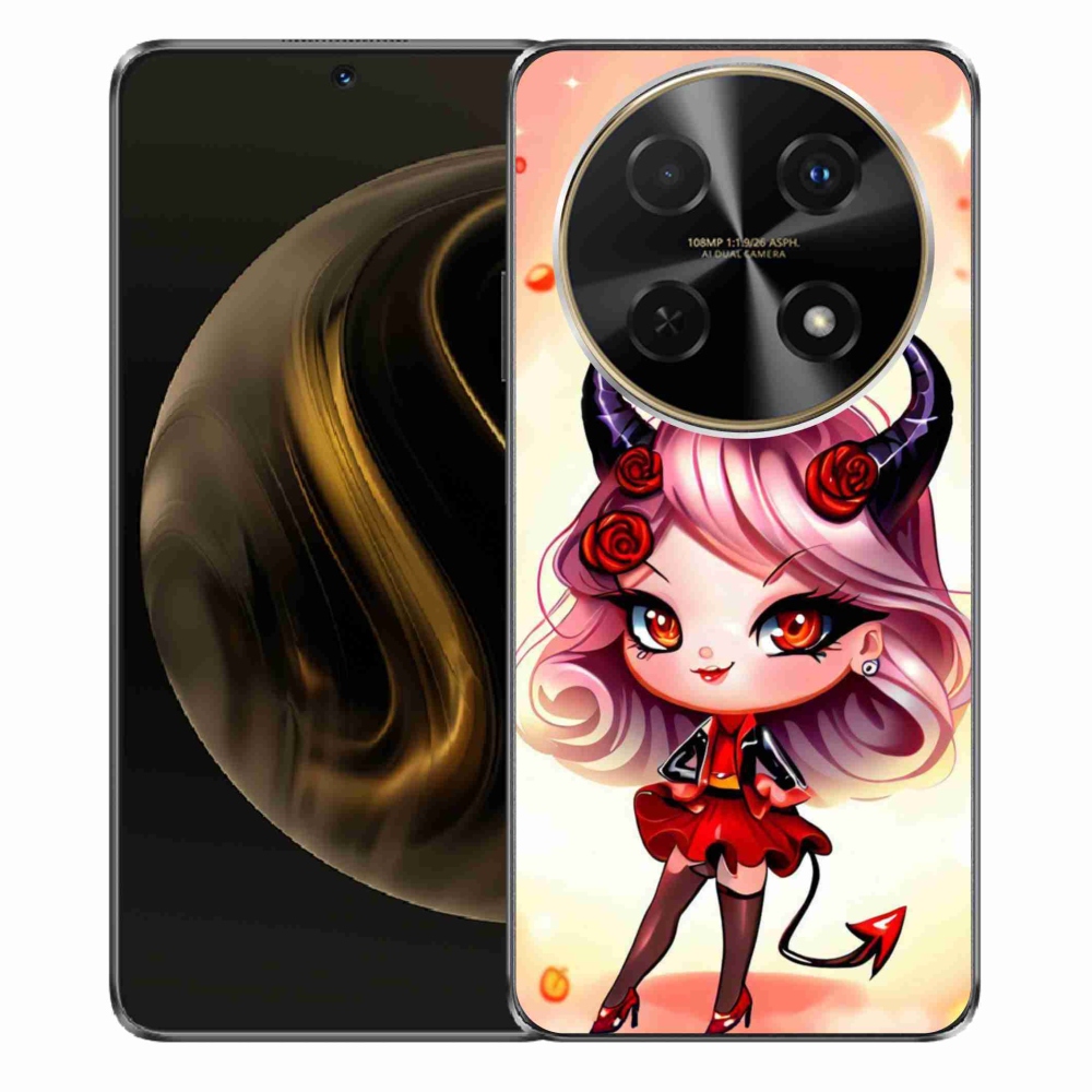 Gelový kryt mmCase na Huawei Nova 12i - kreslená čertice