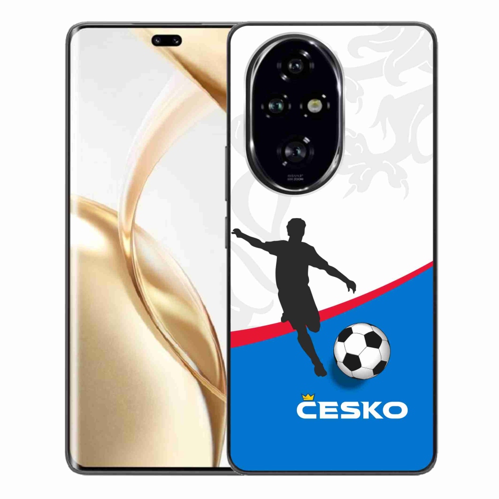 Gelový kryt mmCase na Honor 200 Pro 5G - fotbal Česko 1