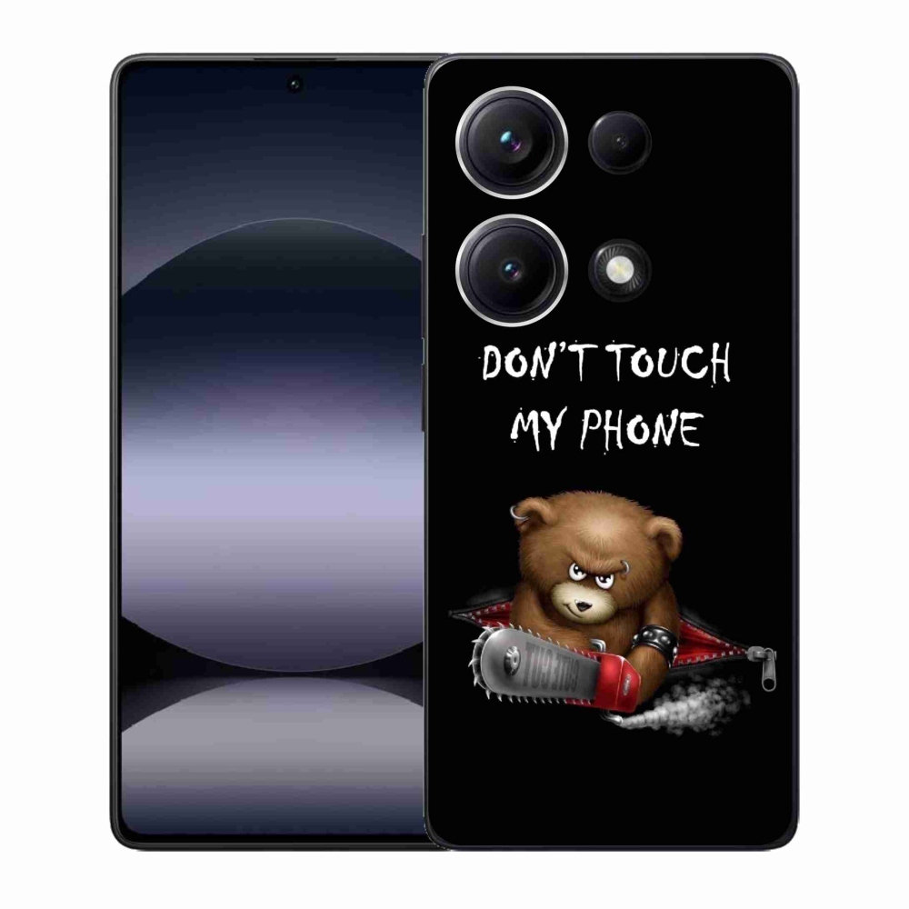 Gelový kryt mmCase na Xiaomi Redmi Note 14S - nesahej na telefon