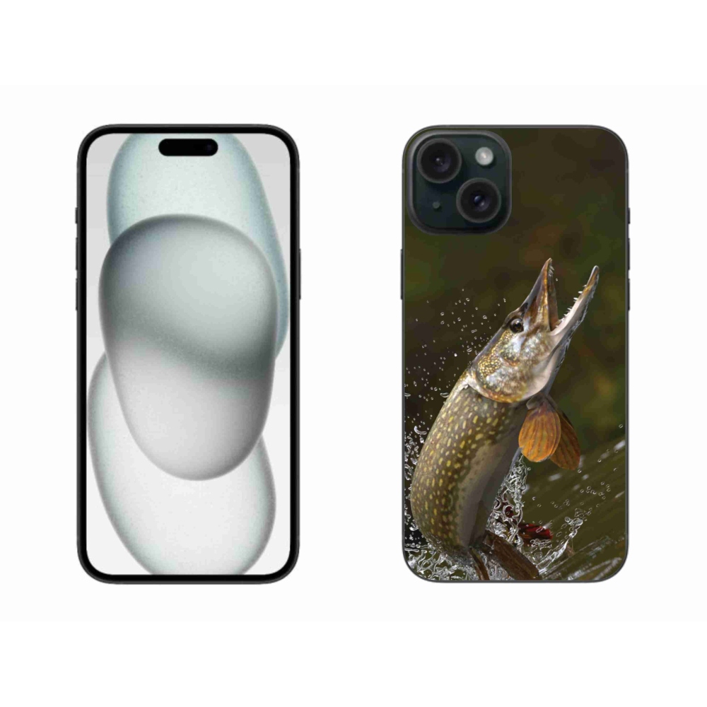 Gelový obal mmCase na iPhone 15 Plus - štika