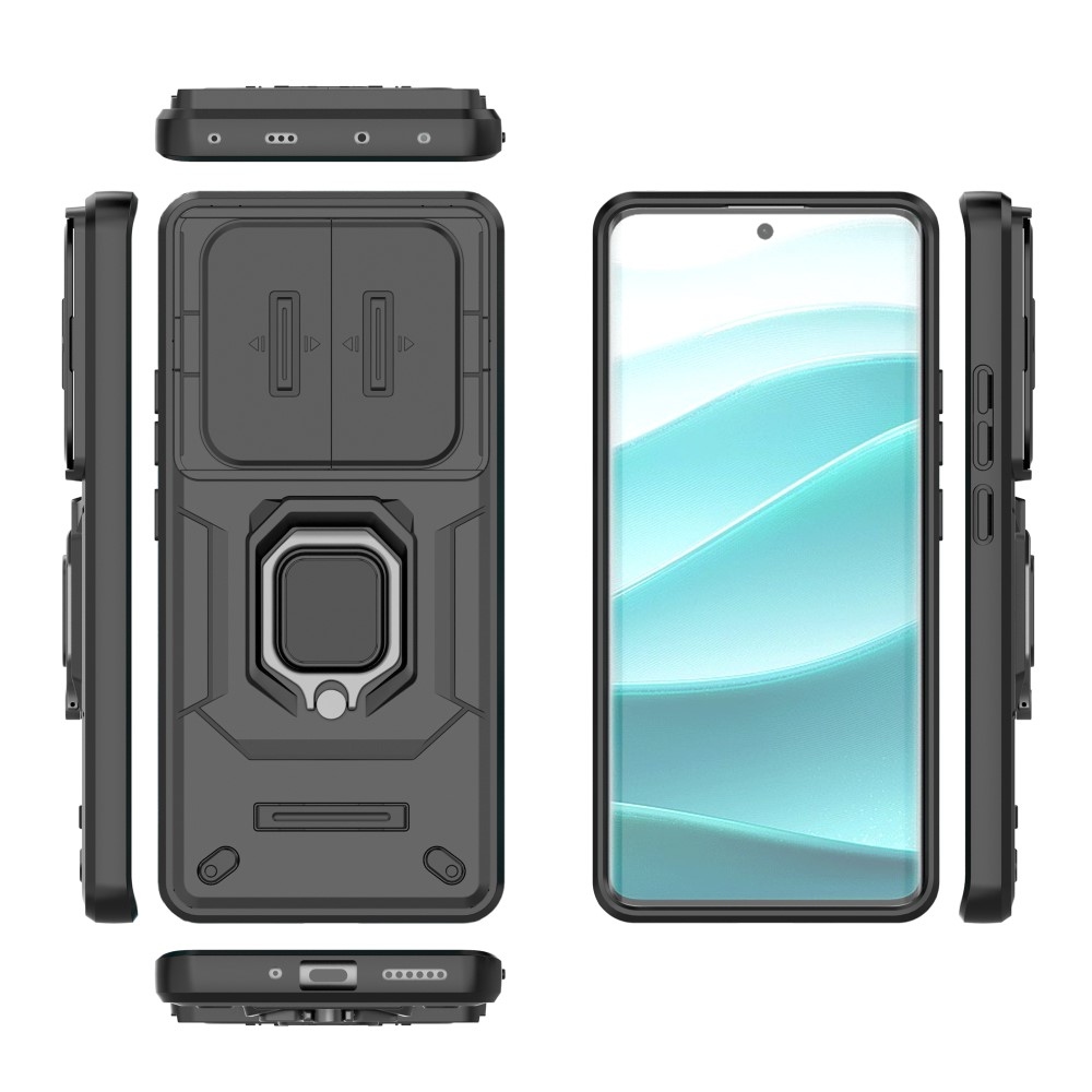 Lens odolný kryt na Xiaomi Redmi Note 14 Pro 5G/Poco X7 5G - černý