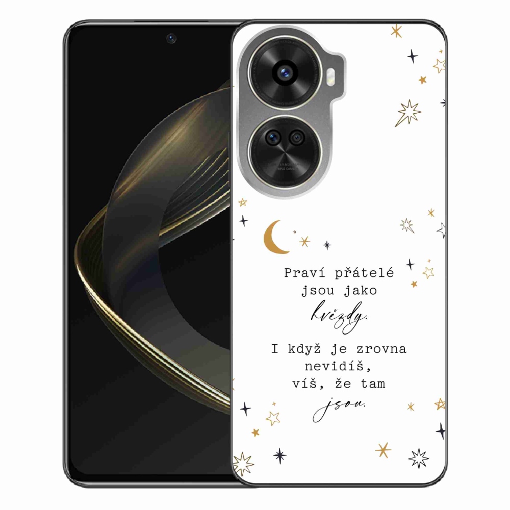Gelový kryt mmCase na Huawei Nova 12 SE - citát 6 bílé pozadí