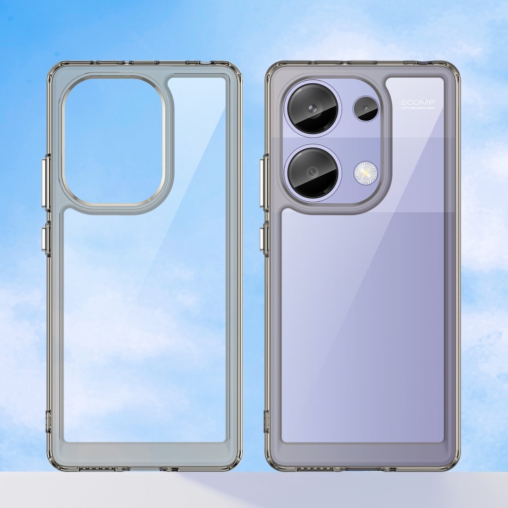 Gelový obal s pevnými zády pro Xiaomi Redmi Note 13 Pro 4G/Poco M6 Pro - šedý