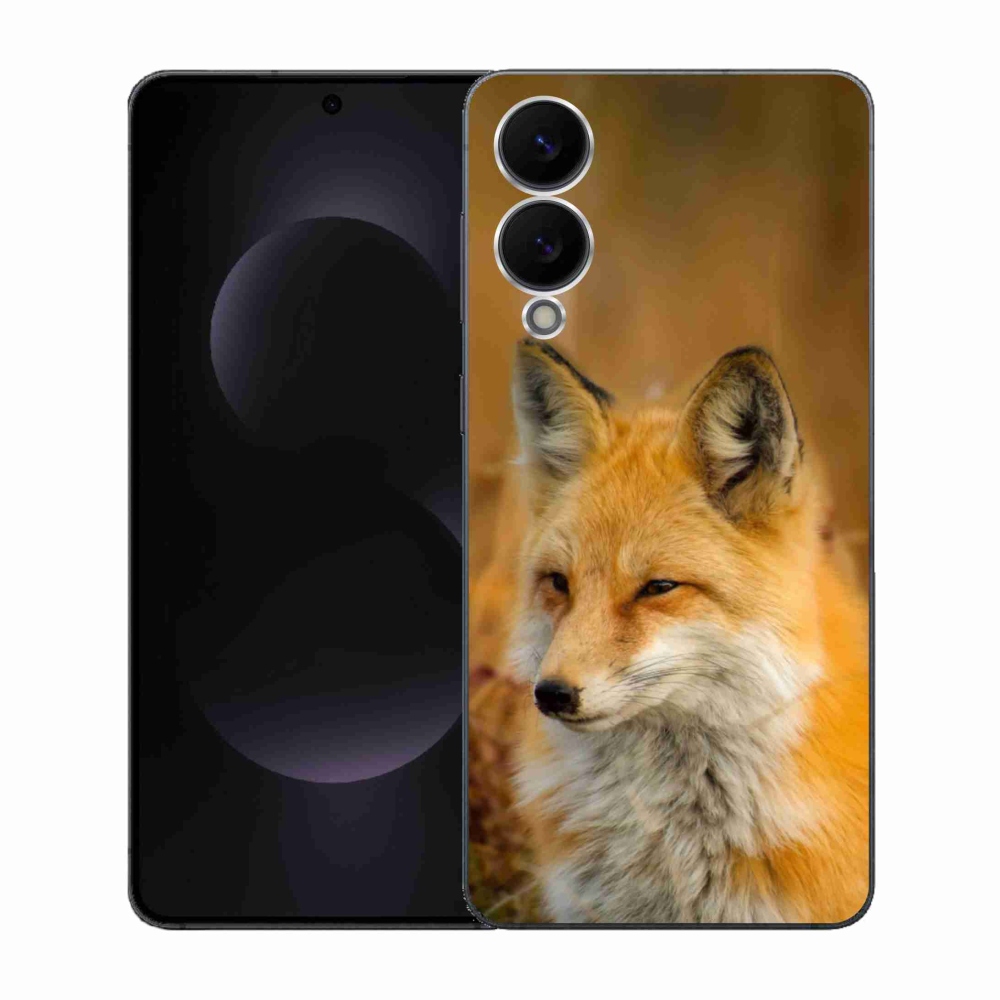 Gelový kryt mmCase na Samsung Galaxy S25 Edge - liška