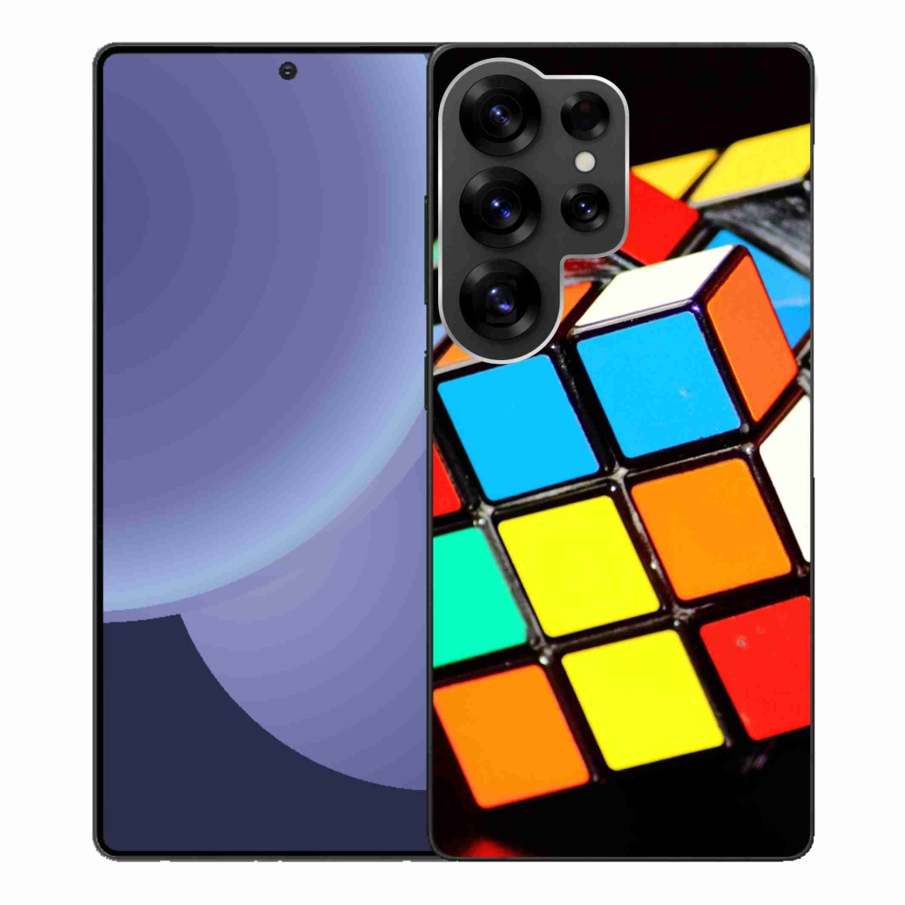 Gelový kryt mmCase na Samsung Galaxy S25 Ultra - rubikova kostka