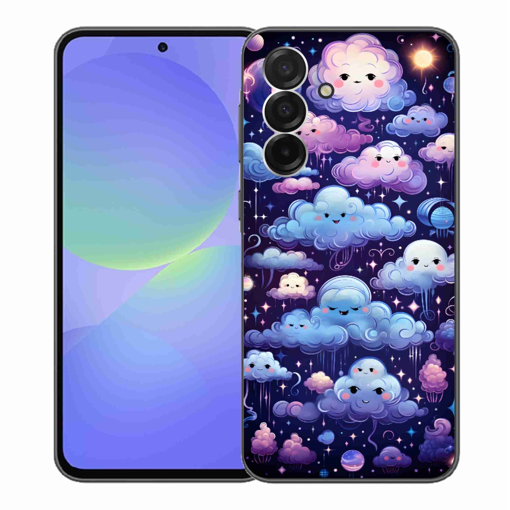Gelový kryt mmCase na Samsung Galaxy A36 5G - mráčky