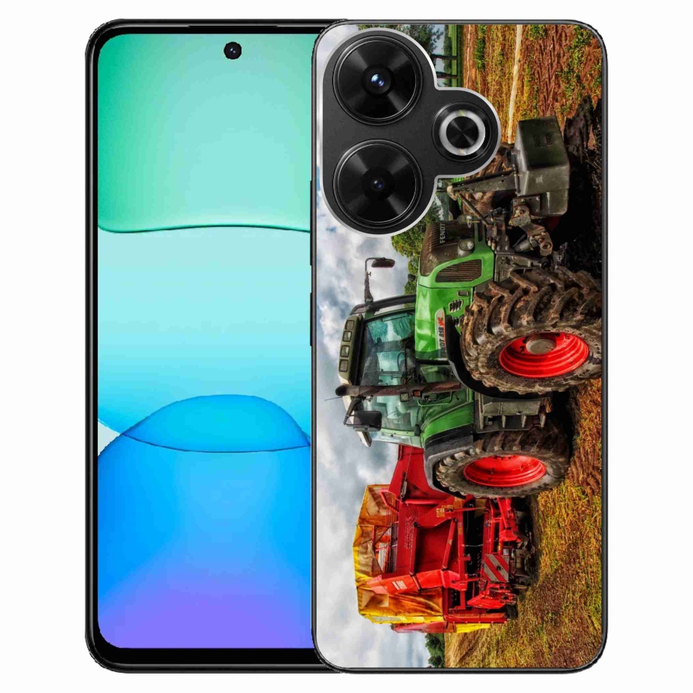 Gelový kryt mmCase na Xiaomi Redmi 13 4G/Poco M6 4G - traktor 4