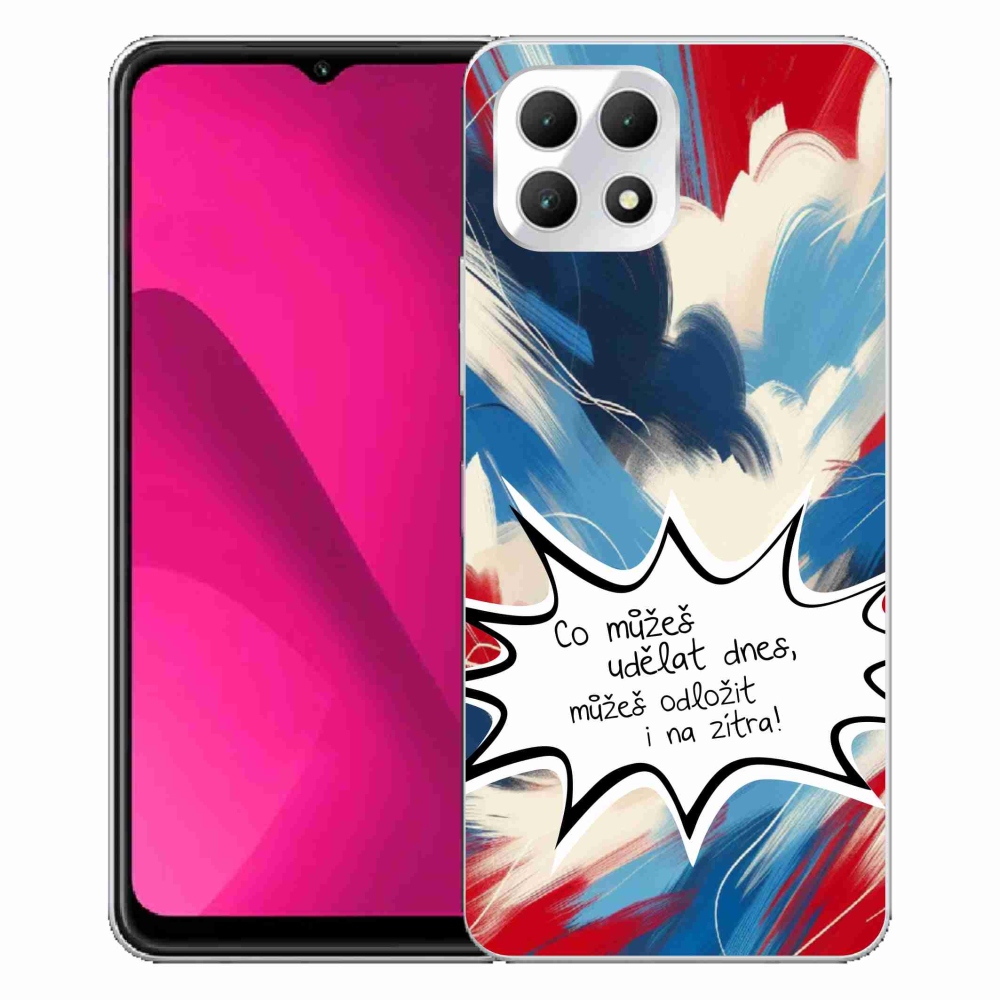 Gelový kryt mmCase na T-Mobile T Phone 2 - vtipný text 9 bílé pozadí