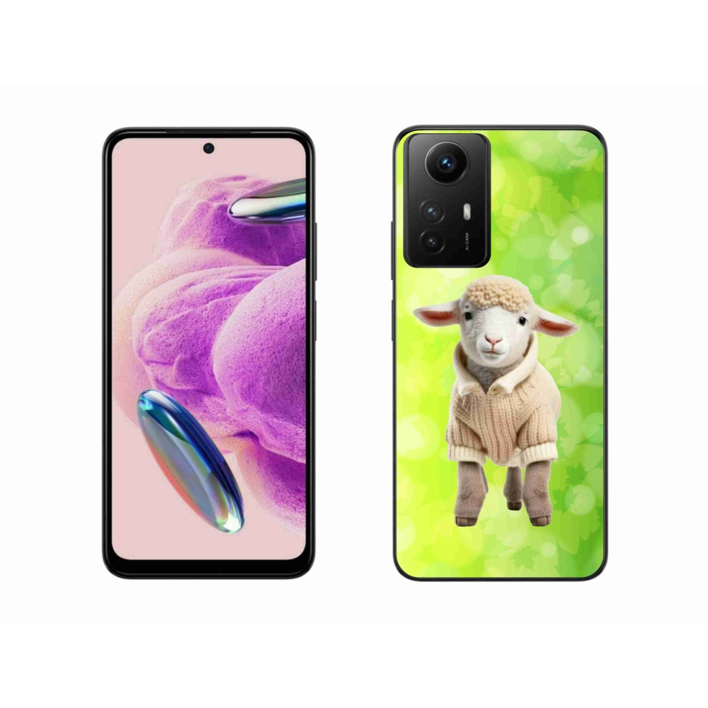 Gelový kryt mmCase na Xiaomi Redmi Note 12S - jehně ve svetru