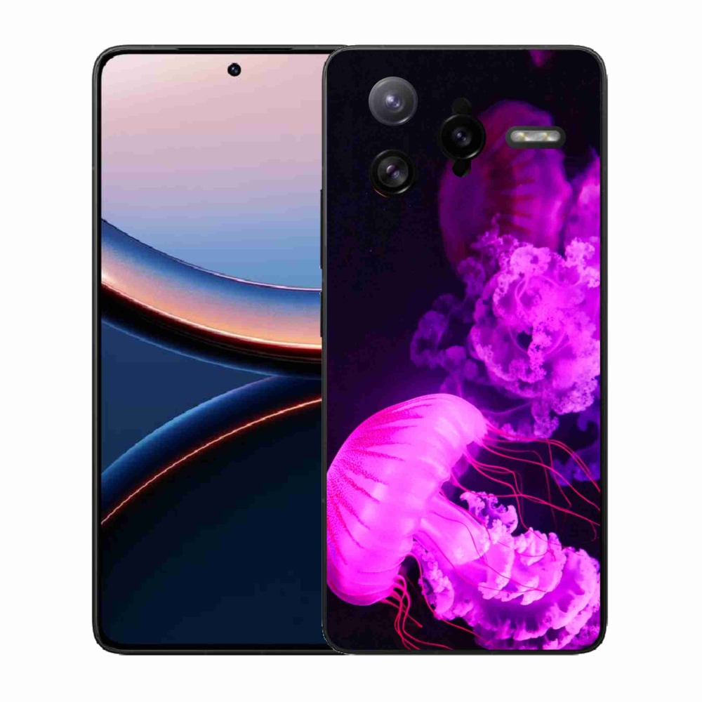 Gelový kryt mmCase na Xiaomi Poco F7 Ultra - medúza 1