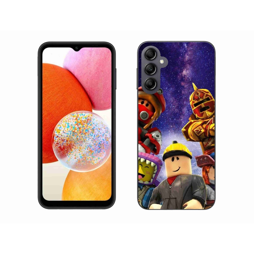 Gelový kryt mmCase na Samsung Galaxy A14 4G/5G - roblox 3