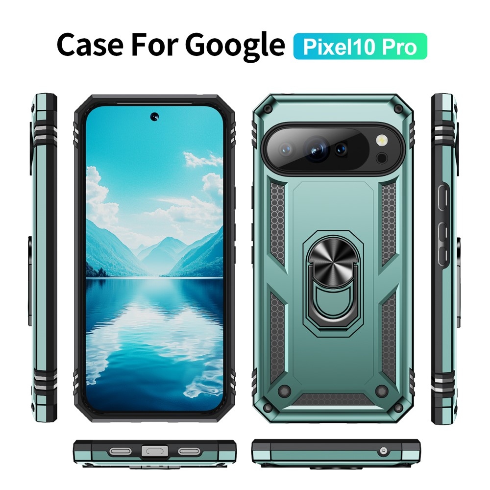 Ring odolný kryt na Google Pixel 10 Pro/Pixel 10 - zelený
