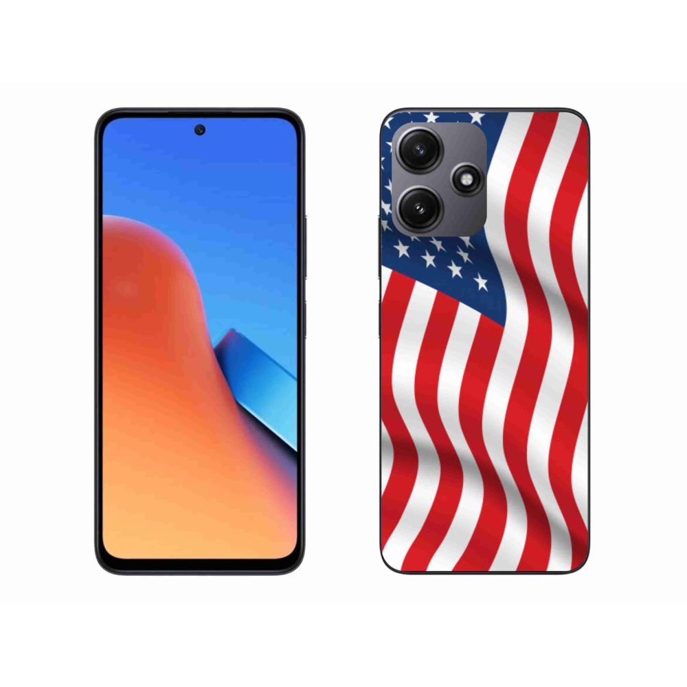 Gelový kryt mmCase na Xiaomi Redmi 12 5G - USA vlajka