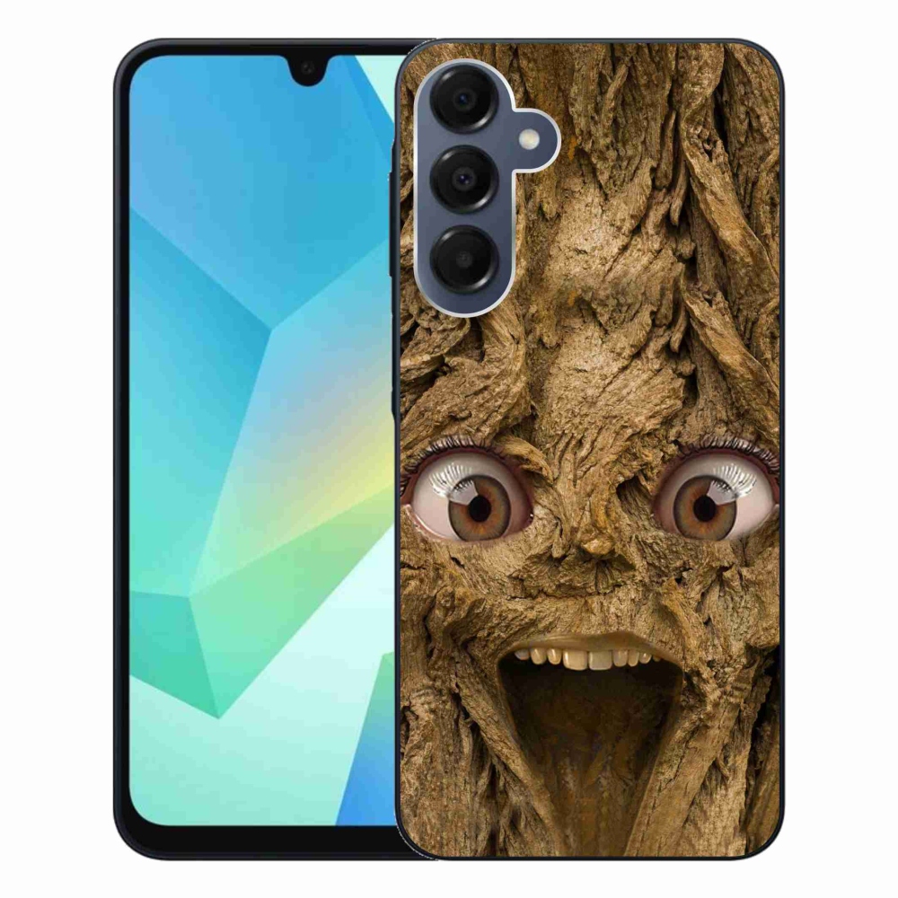 Gelový kryt mmCase na Samsung Galaxy A16 4G/5G - veselý strom s očima